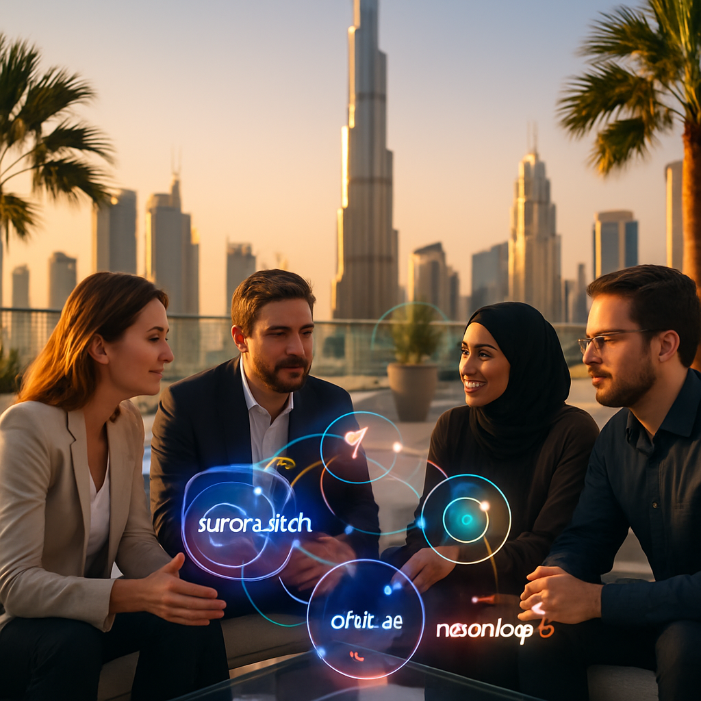 Dubai Domain Days background emblem